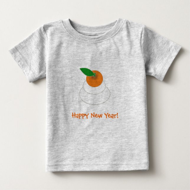 T-shirt Pour Bébé Nouvelles années de Mochi (Devant)