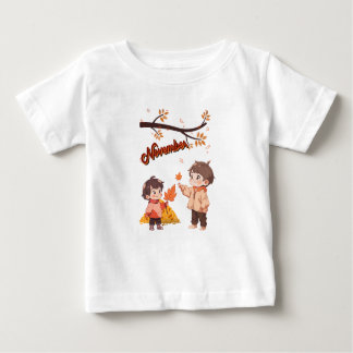 T-shirt Pour Bébé Novembre Baby Tee