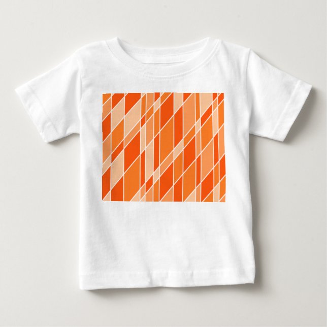T-shirt Pour Bébé Nuances d'orange (Devant)