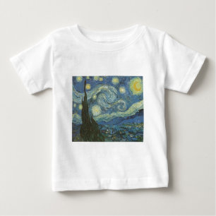 T-shirt Pour Bébé Nuit étoilée par Vincent Van Gogh