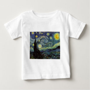 T-shirt Pour Bébé Nuit étoilée - van Gogh
