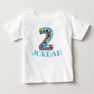 T-shirt Pour Bébé NUMÉRO DEUX ENFANT 2E T-shirt BÉBÉ ANNIVERSAIRE