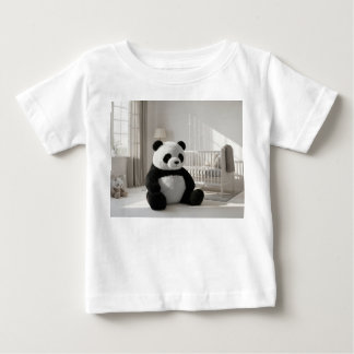 T-shirt Pour Bébé Nurserie minimaliste ensoleillée avec une peluche