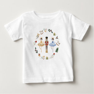 T-shirt Pour Bébé Nutcracker sucre prune fée d'hiver anniversaire