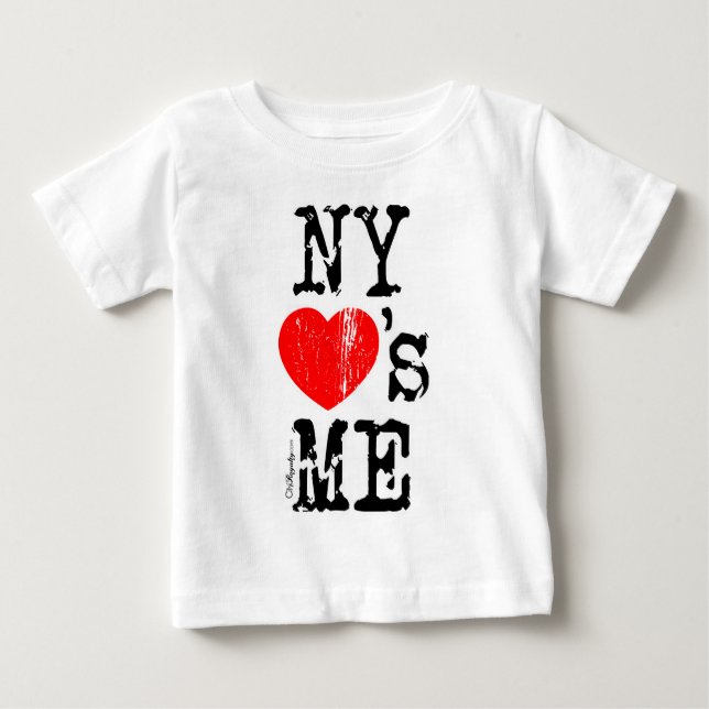 T-shirt Pour Bébé NY m'aime (Devant)