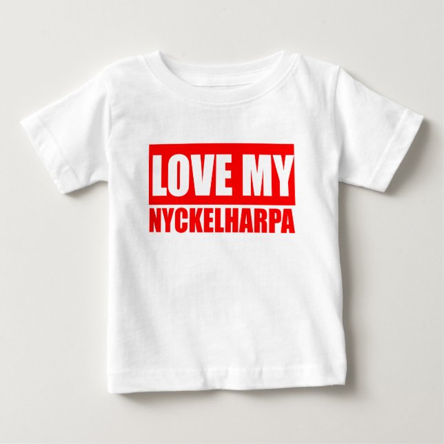 T-shirt Pour Bébé Nyckelharpa drôle (Devant)