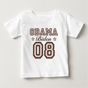 T-shirt Pour Bébé Obama Biden 08 Infant Long Sleeve T- Shirt