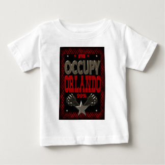 T-shirt Pour Bébé Occupez l'affiche forte de la protestation 99