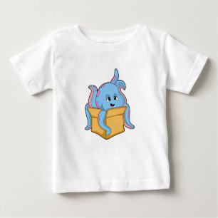 T-shirt Pour Bébé Octopus with Packet.