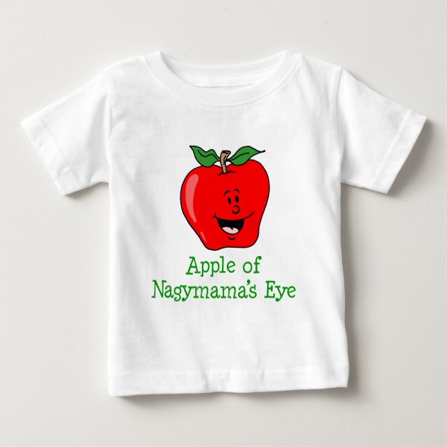 T-shirt Pour Bébé Oeil d'Apple Nagymama (Devant)