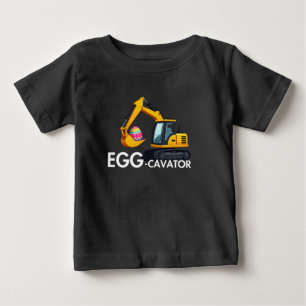 T-shirt Pour Bébé OEuf cavateur de Pâques