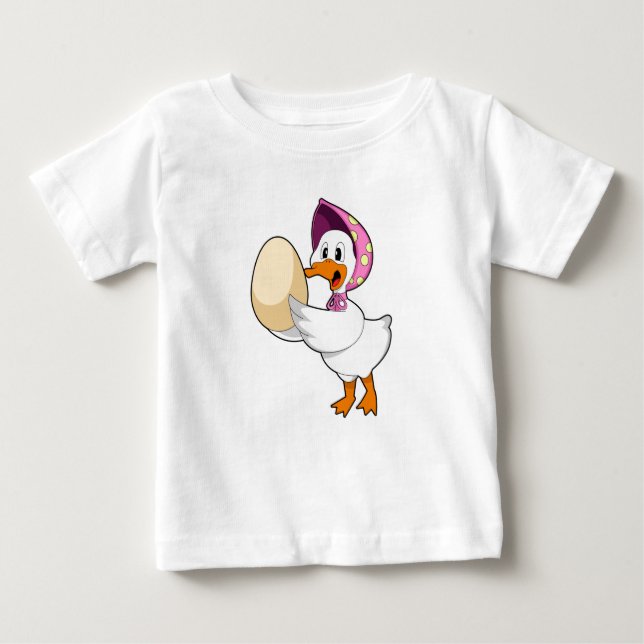 T-shirt Pour Bébé Oeuf de canard (Devant)