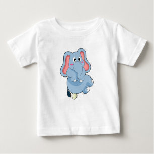 T-shirt Pour Bébé Oeuf éléphant