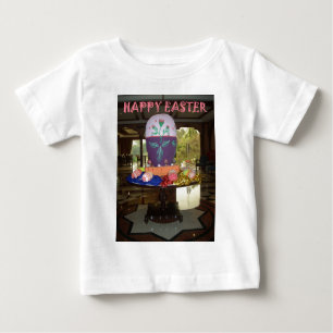 T-shirt Pour Bébé OEufs de Pâques décorés