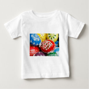 T-shirt Pour Bébé Œufs de Pâques Motif de vacances coloré Art du pri
