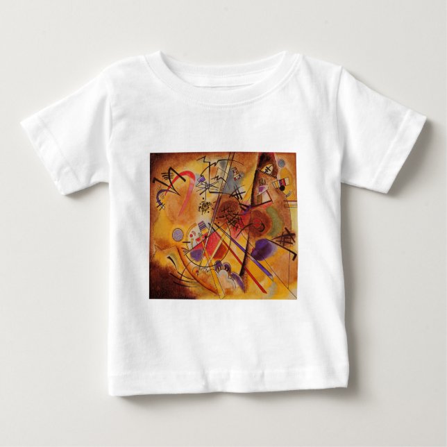 T-shirt Pour Bébé Oeuvre Abstraite de Kandinsky (Devant)