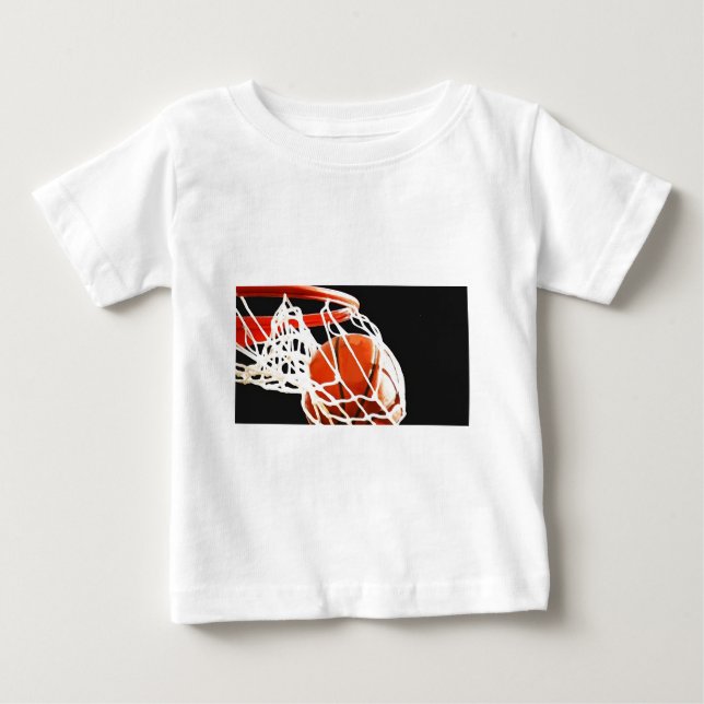 T-shirt Pour Bébé Oeuvre de basket-ball (Devant)
