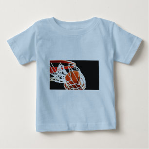 T-shirt Pour Bébé Oeuvre de basket-ball