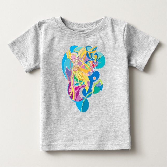 T-shirt Pour Bébé Oeuvre Whimsical (Devant)