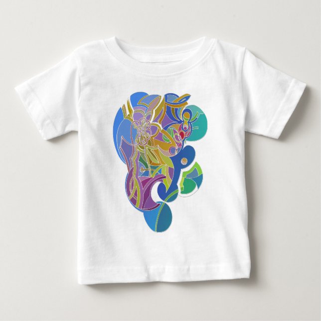 T-shirt Pour Bébé Oeuvre Whimsical (Devant)
