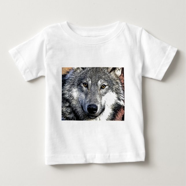 T-shirt Pour Bébé OEuvre Wolf Eyes (Devant)