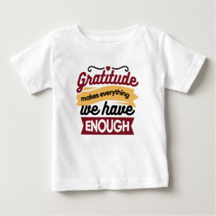 T-shirt Pour Bébé Œuvres d'art de foi et de gratitude – Chrétien ins