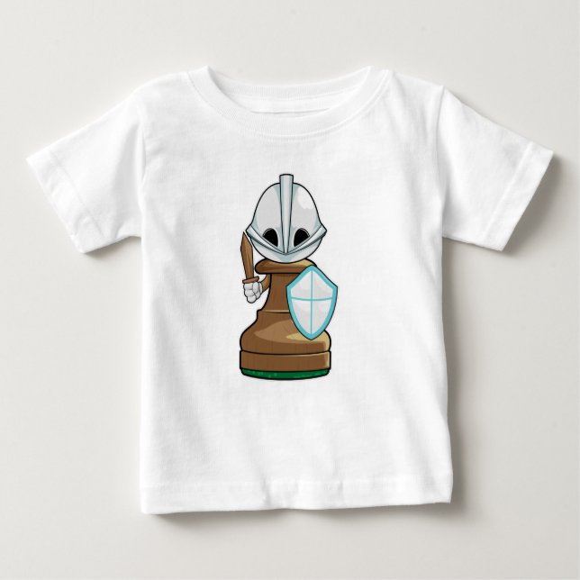 T-shirt Pour Bébé OEuvres d'échecs Échecs (Devant)