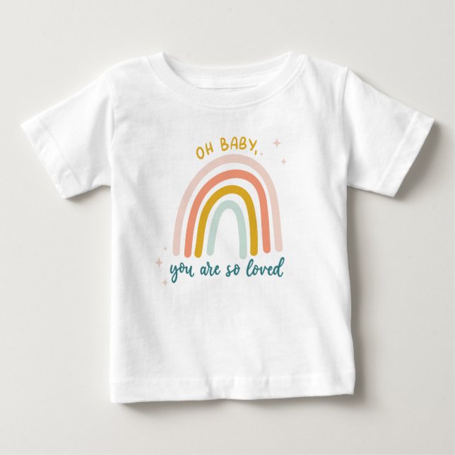 T-shirt Pour Bébé Oh Bébé, Tu Es Si Amoureux (Devant)