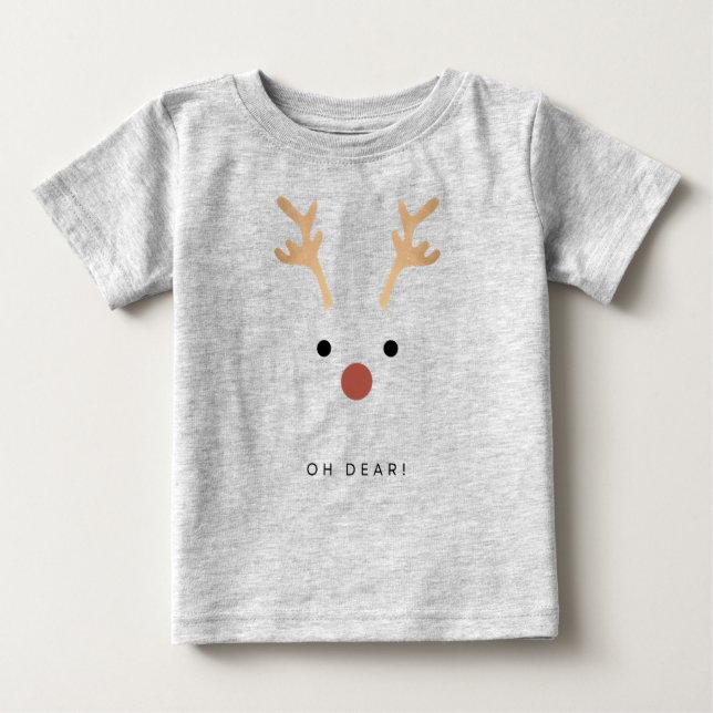 T-shirt Pour Bébé Oh Cher (Devant)