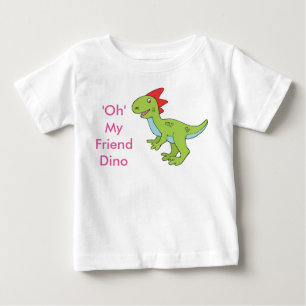 T-shirt Pour Bébé "Oh Mon Ami Dino", T-shirt bébé