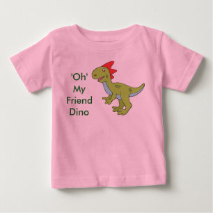 T-shirt Pour Bébé "Oh Mon Ami Dino", T-shirt bébé