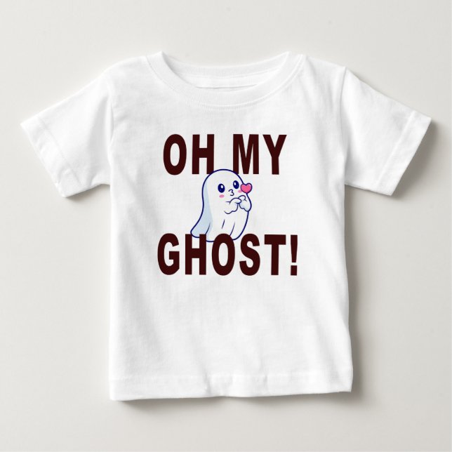 T-shirt Pour Bébé Oh Mon Fantôme ! (Devant)