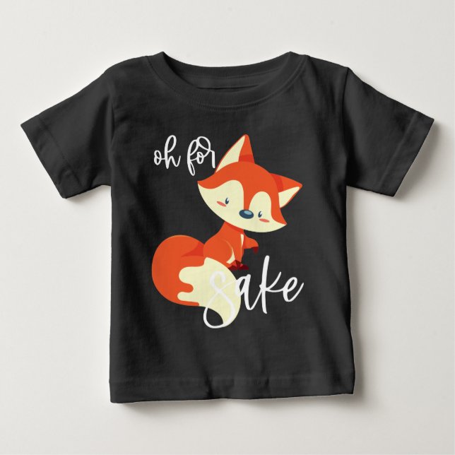 T-shirt Pour Bébé Oh pour le saké FOX (Devant)