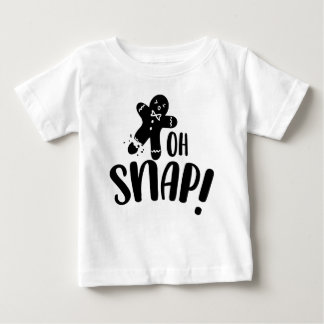T-shirt Pour Bébé Oh Snap Biscuit au Gingembre