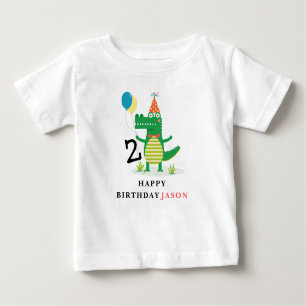 T-shirt Pour Bébé Oh Snap mignon Alligator dans Anniversaire de enfa