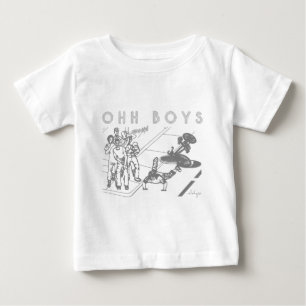 T-shirt Pour Bébé Ohh Boys - Vélo frappe le trou d'homme