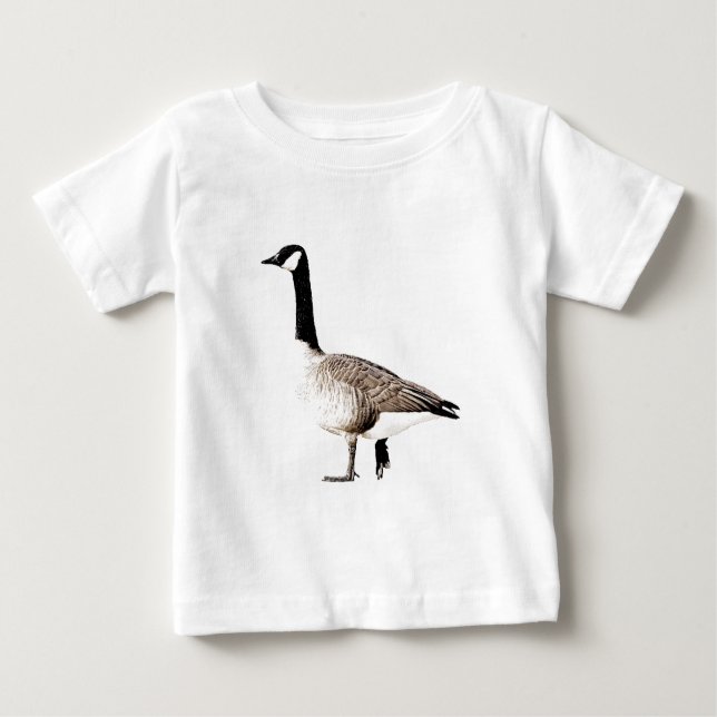 T-shirt Pour Bébé "Oie canadienne " (Devant)