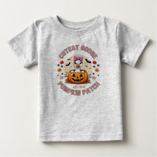 T-shirt Pour Bébé Oie croustillante à la chemise Citrouille - Adorab