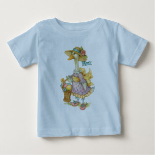 T-shirt Pour Bébé Oie mère de Pâques