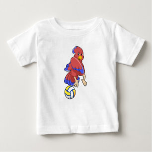 T-shirt Pour Bébé Oiseau aux sports de volley-ball