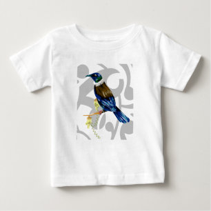 T-shirt Pour Bébé Oiseau indigène de Tui Nouvelle-Zélande