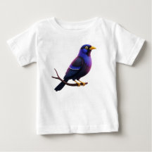 Oiseau tropical sur une branche