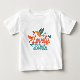 T-shirt Pour Bébé oiseaux adorables