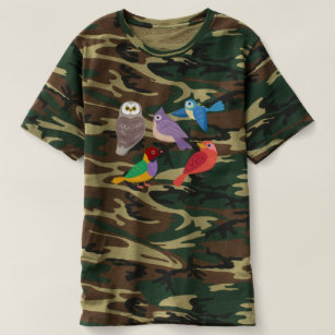 T-shirt Oiseaux colorés