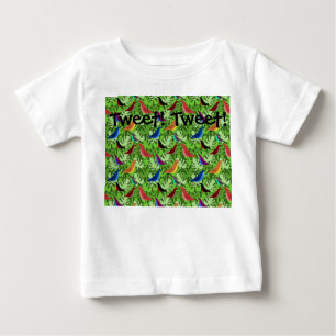 T-shirt Pour Bébé Oiseaux, oiseaux, oiseaux