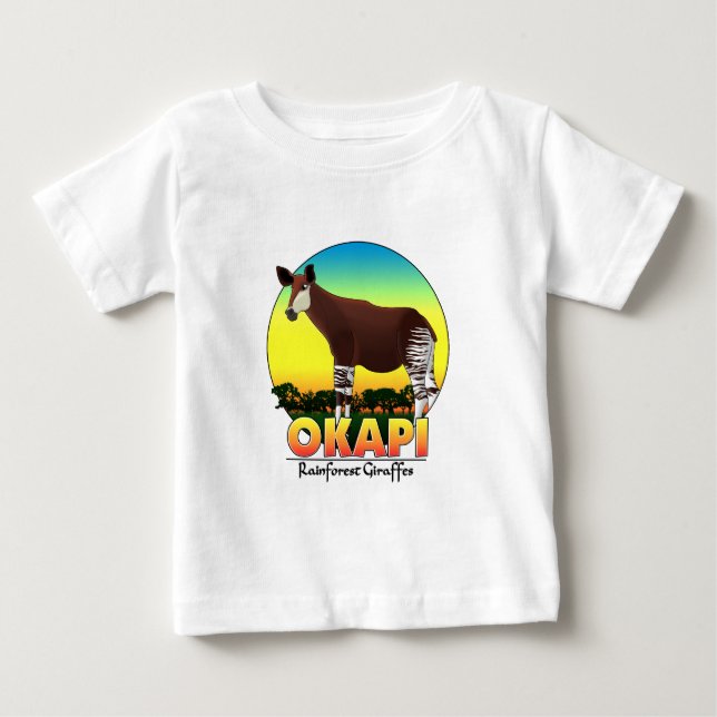 T-shirt Pour Bébé Okapi (Devant)