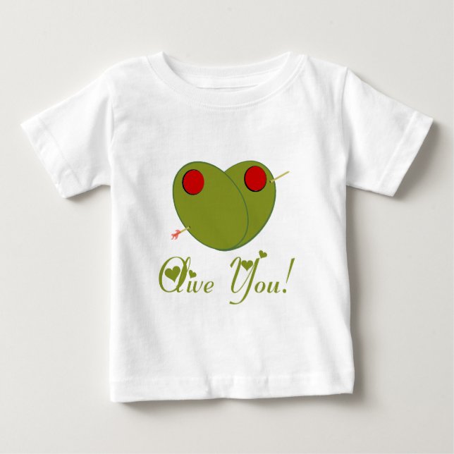 T-shirt Pour Bébé Olive vous ! (Devant)