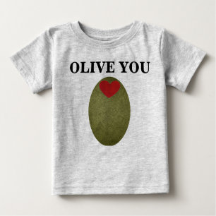 T-shirt Pour Bébé Olive You Baby Creeper