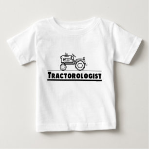 T-shirt Pour Bébé Ologeur de tracteur ROUGE