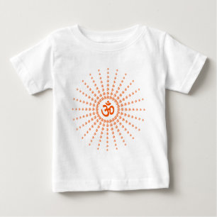 T-shirt Pour Bébé Om Mandala Spirituel